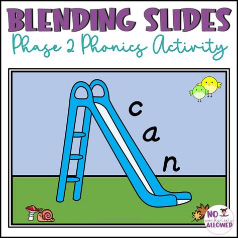 Phase 2 Phonics Slides Activity Phase 2 Phonics, Phonics Activities, Phase 2, Toy Doll, Free Learning, Learning Resources, Phonics, Blending, To Read