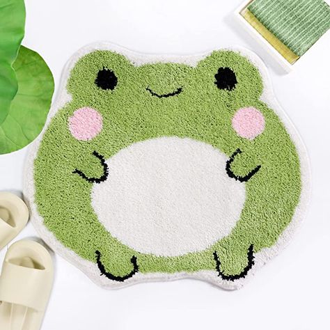 Frog Bath Mat, Frog Bathroom, Fun Bath Mats, Fairytale Decor, Bathtub Mats, Cute Bath Mats, Rugs Washable, Rug For Bathroom, Bathroom Luxury