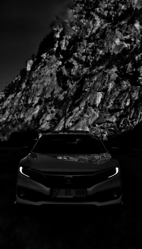 Honda Civic R, Black Civic, Black Honda Civic, Civic Turbo, Civic G10, Honda Civic Turbo, Hd Landscape, Honda Civic Car, Black Honda