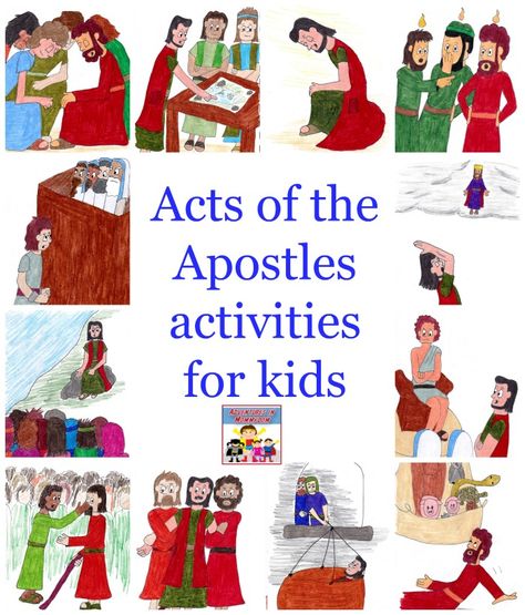 Acts of the Apostles activities for kids Pentecost Sunday School Lesson, Pentecost Sunday School, Acts Of The Apostles, The Apostles, Sunday School Activities, Bible Crafts For Kids, Childrens Bible, Bible Time, Kids Class