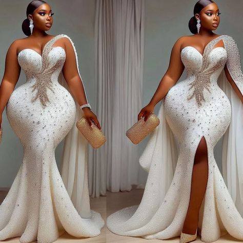 Nanice Weddings | Wedding dresses in Accra | BREATHTAKING ❤️🌟 #WeddingDressGoals #BridalMagic😍❤️.... We are just a call away +233243622172 . . . . @weddingdresslookbook… | Instagram Dress For Chubby Ladies, Nigerian Wedding Dresses Traditional, Long White Wedding Dress, Dress For Chubby, Latest Wedding Gowns, Nigerian Wedding Dress, Extravagant Wedding Dresses, Glam Wedding Dress, Dress Patterns Diy