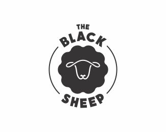 the black sheep Logo design - the black sheep Price $0.00 Sheep Logo Design, Black Sheep Logo, Sheep Icon, Black Sheep Tattoo, Sheep House, Sheep Logo, Sheep Tattoo, Sheep Cartoon, Goat Logo