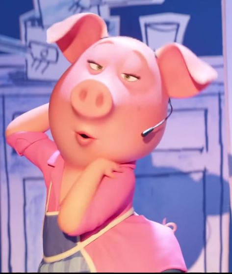 Rosita Sing 2 Costume, Animals From Barbie Movies, Miss Piggy Disneybound, Sing Cartoon, Piglets Big Movie, Illumination Sing, Miss Piggy Meme, Illumination Entertainment, Sing Movie