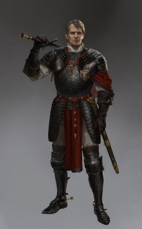 ArtStation - The royal corps commander Warhammer Fantasy Roleplay, Fantasy Role Playing, Knight Art, Fantasy Monster, Fantasy Concept Art, Armor Concept, Fantasy Warrior, Fantasy Inspiration, Medieval Fantasy