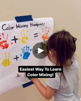 Mixing Activities Preschool, Color Mixing Activities Preschool, Metdaan Makeup, Color Activities For Toddlers, Preschool Color Activities, Mixing Paint Colors, Kids Things To Do, Color Mixing Chart, Preschool Colors