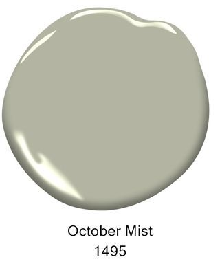 October Mist, 2022 Color Trends, Green Apartment, Benjamin Moore Colors, Benjamin Moore Paint, Paint Companies, Interior Paint Colors, Paint Colors For Home, Work Smarter