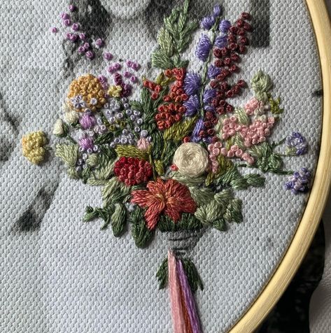 The most beautiful flowers to embroider💐 Swipe to see the bouquet grow🌱 #embroidery #embroideryart #wildflowers #personalisedgifts #anniversary #wedding #naturelovers Flowers To Embroider, The Most Beautiful Flowers, Most Beautiful Flowers, Embroidered Hoodie, Anniversary Wedding, Embroidery Art, Embroidered Flowers, Flowers Bouquet, Wild Flowers