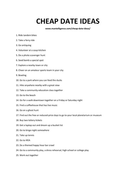 Text Date Ideas, Date Ideas With No Money, Dates That Dont Cost Money, Easy Dates Ideas, Bonding Date Ideas, Cute Lil Date Ideas, No Money Date Ideas Couple, Dates Under $20, Dates That Start With A