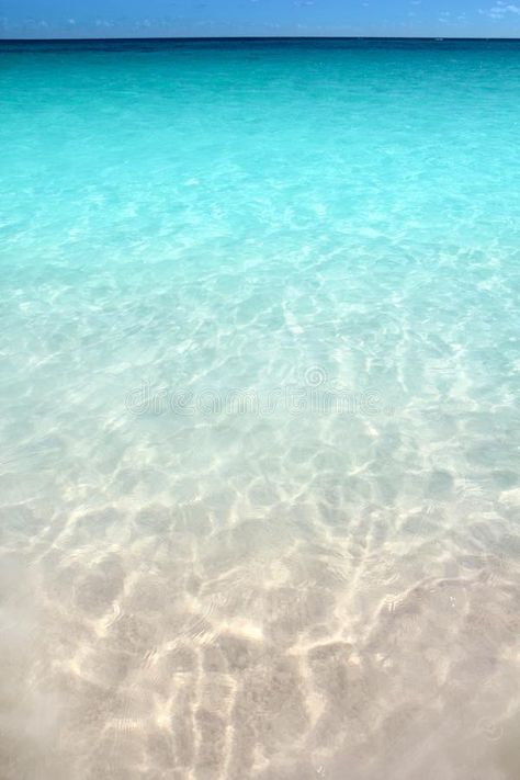 Orilla Del Caribe De La Playa Del Mar De La Turquesa Fotos de archivo Cloud Pictures, Ideas Cuadros, Beach Shore, Professional Portfolio, Caribbean Beach, Turquoise Ocean, Japan Aesthetic, Ocean Water, Sea Beach