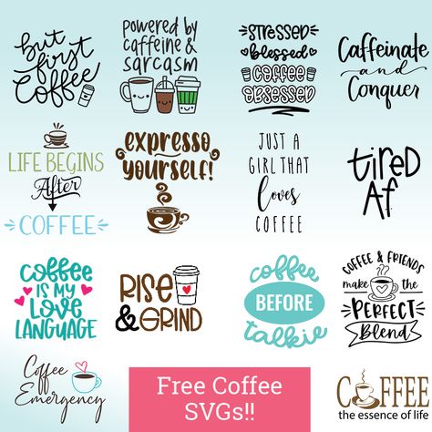 Free Images For Cricut, Cricut Mugs, Coffee Svg Files, Svgs Free, Coffee Quote Svg, Cricut Svgs, Cricut Svg Files Free, Cricut Tips, Image Svg