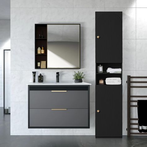 PRICES MAY VARY. 【Tall Bathroom Storage Cabinet】 This elegant bathroom storage cabinet is functional in any room. If you have a small unusable space at any corner of your room, you can turn it into a storage space with this Cabinet, such as kitchen, laundry room the bathroom. And the smooth surface is easy to clean with a cloth. 【Ample Storage Space】 2 cabinets with doors, each with an adjustable shelf. The shelves inside the cabinets are adjustable in 6 heights to fit to items of different heig Small Linen Closet Organization, Tower Cabinet, Small Linen Closets, Shelves For Kitchen, Tall Bathroom Storage Cabinet, Tall Bathroom Storage, Bathroom Freestanding, Tall Bathroom, Modern Bathroom Cabinets