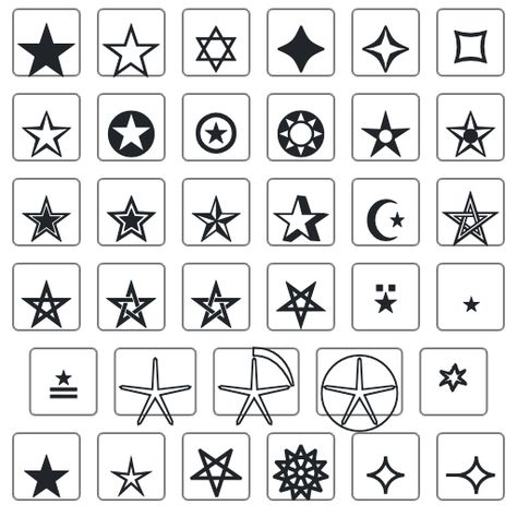 Star symbols - ★ Star Symbol Copy And Paste, Emoji Texts, Star Symbol, Star Outline, Cute Website, Flower Symbol, Stars