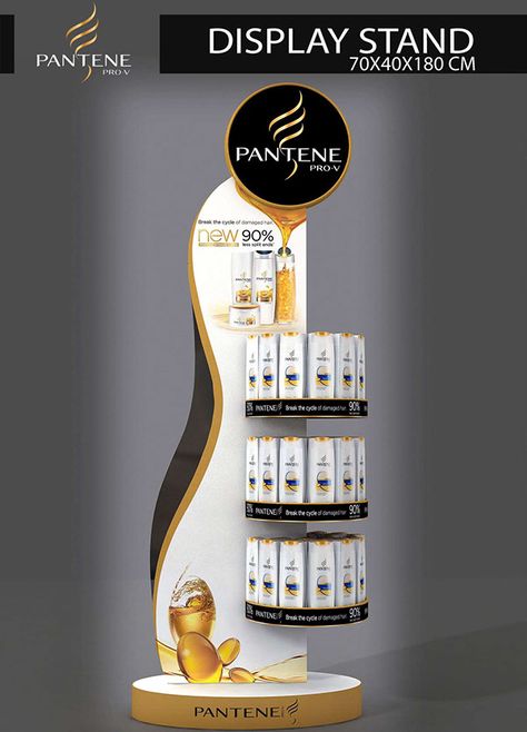 PANTENE DISPLAY STAND on Behance Posm Display, Cosmetics Display Stand, Retail Shelves, Supermarket Display, Pantene Pro V, Retail Design Display, Point Of Sale Display, Supermarket Design, Cardboard Display