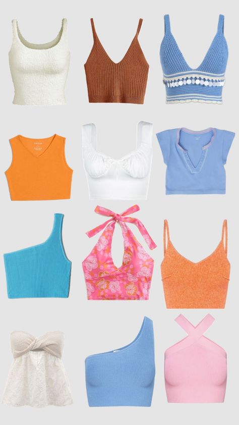 tiny tops! #tiny #tank #top #tanktop #outfit #inspo Tiny Tank Top, Tiny Tops, Tiny Tank, Creative Play, Cut Out, Tank Top, Energy, Turn Ons, My Style