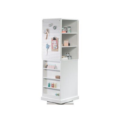 Project Tidy Bambi Craft Tower | Wayfair Craft Tower, Crafting Storage, Table With Wheels, Craft Supply Storage, Craft Cabinet, Craft Room Design, Sewing Furniture, Craft Room Storage, School Furniture