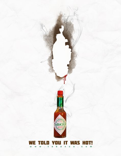 publicidad Tabasco Tabasco Ads, Balaji Wafers, Copywriting Ads, Clever Advertising, Poster Advertising, New Advertisement, Publicidad Creativa, Funny Ads, Creative Poster