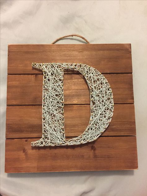 String Art Letters Alphabet, 4h Crafts, String Art Letters, Letter Inspiration, Workshop Decor, String Art Patterns, String Art Diy, Do It Yourself Crafts, Thread Art