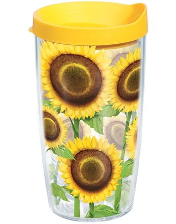 Make it a 44 oz Tervis! | Sunflowers | Sunflowers | Tumblers, Mugs, Cups | Tervis Sunflower Kitchen, Tervis Tumbler, Sunflower Gifts, Sunflower Wallpaper, Cute Cups, Sunflower Design, Yellow Sunflower, Mellow Yellow, Tumblers With Lids