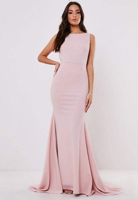 Missguided Tall Bridesmaid Blush Sleeveless Low Back Maxi Dress Decent Bridesmaid Dresses, Maxi Dress Petite, Tall Maxi Dress, Blush Maxi Dress, Petite Maxi Dress, Stunning Bridesmaid Dresses, Blush Bridesmaids, Missguided Dress, Petite Fashion Tips