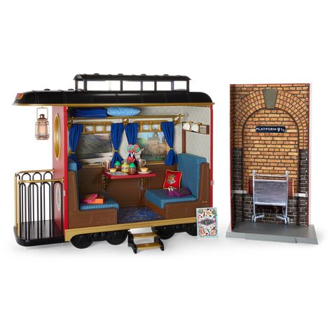 The Hogwarts Express Train is a Truly Me accessory Set released in collaboration with the Wizarding World of Harry Potter in 2023. Retail cost is $550. Honeydukes Candy Trolley Train Sound, Hogwarts Express Train, American Girl Doll Furniture, Plastic Curtains, American Girl Doll Accessories, Doll Carrier, Express Train, Folding Dining Table, Doll Beds