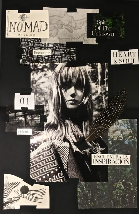 A Mood Board Workshop Review - 6 examples of students work-Eclectic Trends Fashion Magazine Collage, Pantone Cards, Collage Layout, Casual 90s, Fashion Magazine Design, Boards Ideas, Mood Board Template, Magazine Collage, Magazine Layout Design