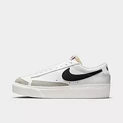 Girls' Shoes 3.5-7 | Big Kids' Sneakers | Finish Line Nike Blazers, Nike Blazer Low, Black White Blazer, Blazer Low, Nike Models, Baskets Nike, Women Platform Shoes, Original Fashion, Nike Blazer