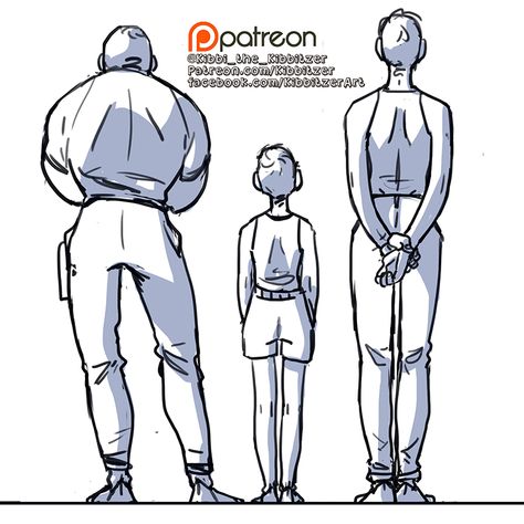 Back View Character Design, Kibbitzer Standing Pose, Perspective Standing Pose, Man Back View Reference, Drawing Reference Poses Back View, Fullbody Pose References Man, Pose Reference Behind View, Behind View Pose Drawing, Anatomy Reference Back View