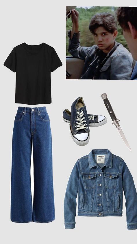 Johnny Cade outfit #theoutsiders #theoutsidersbook #johnnycade #theoutsiders1983 The Outsiders Costume Ideas, Greaser Outfit The Outsiders, Johnny Cade Aesthetic Wallpaper, Outsiders Outfits Greaser Girl, Johnny Cade Outfit, The Outsiders Clothes, The Outsiders Outfit Ideas, Outsiders Inspired Outfits, The Outsiders Costume