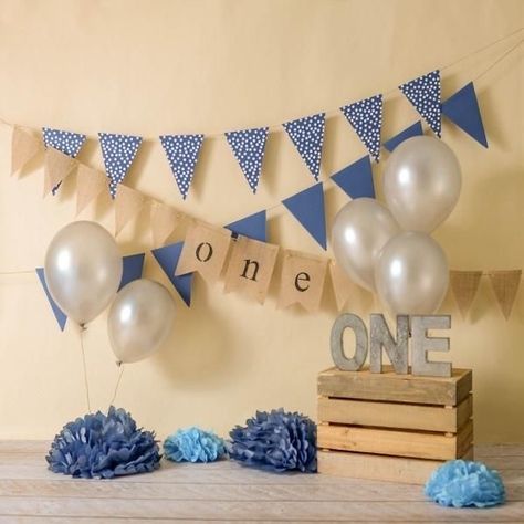 Diy 1st Birthday Decorations, First Birthday Decorations Boy, 1st Birthday Backdrop, Boy Birthday Decorations, 1st Birthday Pictures, 1st Birthday Photoshoot, Vinyl Photography, 1st Birthday Cake Smash, Wild One Birthday Party