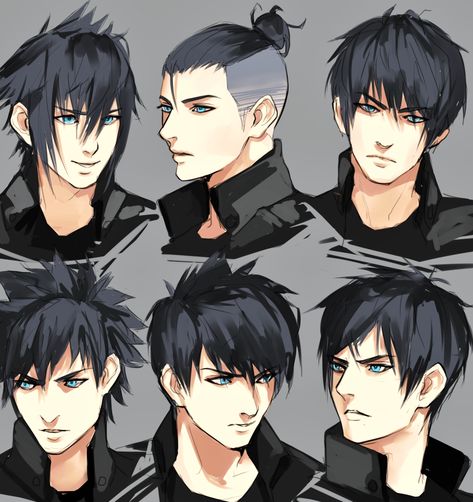 Hair References Drawing, Boy Hair Drawing, Drawing Male Hair, Spikey Hair, Anime Hairstyles Male, Male Hairstyles, Makeup Hacks Beauty Secrets, Anime Boy Hair, Drawing Hair