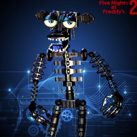 #fnaf2 #endoskeleton02 Endo Skeleton, Fnaf Animatronics, Fnaf Song, Freddy 2, Fnaf 2, Fnaf 1, Security Breach, Movie Game, Horror Game