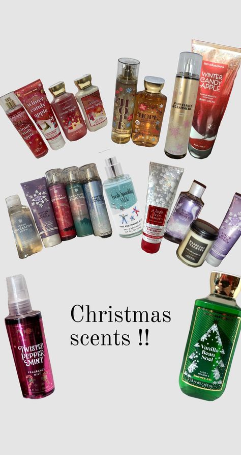 Christmas/winter scents !! (i couldn't find alot bc most of them were just winter candy apple) (I did fall!!) Winter Scents, Winter Candy Apple, Candy Apple, Winter Wonder, Candy Apples, Christmas Winter, Body Cream, Billie Eilish, Your Aesthetic