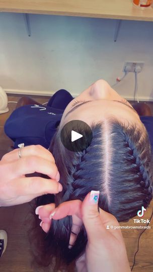 103K views · 1K reactions | Can you French braid? Of course! What’s the difference with French and Dutch? French you braid on top and the braid lies flat, Dutch you braid under so it sticks out! 🤍 | Can you French braid? Of course! What’s the difference with French and Dutch? French you braid on top and the braid lies flat, Dutch you braid under so... | By Gemma Browns Braids | I can swear I can joke I see
what's on my mind if I drink if I smoke I keep up with the guys
and you see and I'm my middle finger to the world like your
ribbons and your pearls because I'm not just a pretty girl I'm
more than just a picture and a sister sometimes for me to show because I'm not just a pretty
girl French Braid Middle Part, Duch Braids Vs French Braids, How To French Braid Your Own Hair, Braid On Top, French Braid Styles, French Braids Tutorial, French Plait, Braids Step By Step, French Braid Ponytail