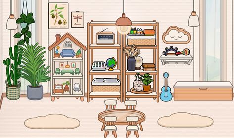 Toca Boca Room Ideas Care And Core Pack, Daycare Toca Boca Ideas, Toca Boca Shelf Ideas, Toca Boca My Room Pack, Toca Boca Care And Core, Care & Core Toca Boca, Gallery Wall, Frame, Wall