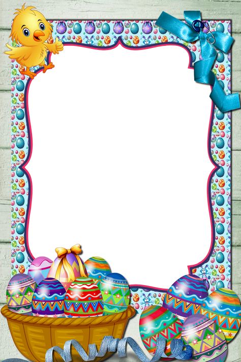 Easter Bunny Images, Easter Frame, Foto Frame, Holiday Templates, Chapeau Cowboy, Easter Projects, Fall Crafts For Kids, Borders For Paper, Writing Paper