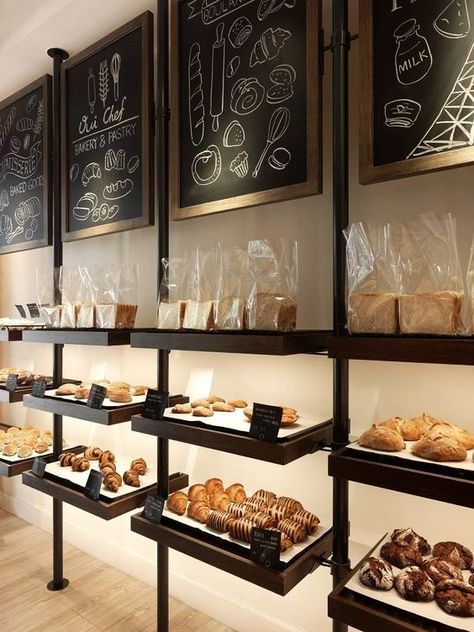 Bakery Shop Interior, Bakery Shop Design, Bakery Store, Bakery Interior, Decoration Patisserie, Bakery Design Interior, Grocery Store Design, How To Store Bread, Bread Shop