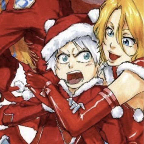 Bleach christmas matching icons Christmas Matching Icons, Matching Pfp Couple Christmas, Christmas Matching Pfps, Vidéo Aesthetic, Hitsugaya Toshiro, Bleach Couples, Yo Momma, Toshiro Hitsugaya, Matching Pfp Couple