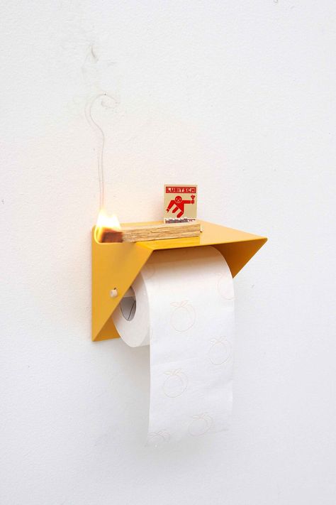 NewMade LA Bathroom Tissue, Great People, Interior Inspo, Bathroom Inspiration, 인테리어 디자인, House Inspiration, Powder Room, Paper Holder, Bathroom Interior