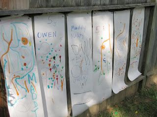 free fence writing - teach mama School Outdoor Classroom, Preschool Outdoor Activities, Eyfs Outdoor, Eyfs Outdoor Area, Teaching Mama, Outdoor Learning Spaces, Early Years Classroom, Outdoor Nursery, Eyfs Activities