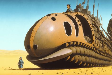 Jodorowsky's Dune, Dune Art, Fantasy Worlds, Space Ships, Studio Ghibli Art, Ghibli Art, Space Opera, Weird World, Space Travel