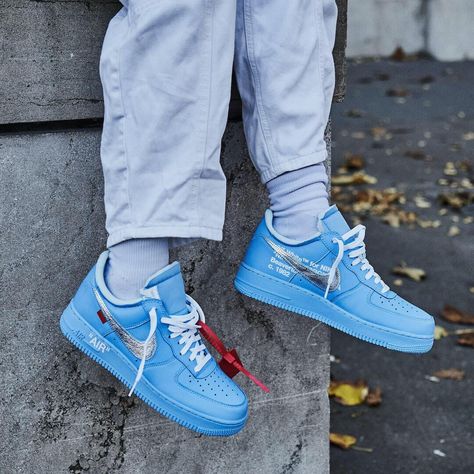 Off-White x Nike Air Force 1 MCA Blue CI1173-400 Nike X Travis Scott, Ugg Ultra Mini, Converse Run, Converse Run Star, Jordan 8, Baskets Nike, Jordan 2, Nike Shox, Nike Air Force 1 Low