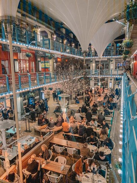 Kingly Court seen from the first floor balcony | If you're looking to explore London beyond the beaten path, this is the guide for you. I've put together a compilation of 10 amazing secret spots in London, recommended by a Londoner! #london #secretspotsinlondon #londontravelguide #londontraveltips Kingly Court London, London Fun Things To Do, Thing To Do In London, Best Of London, To Do In London, London To Do List, London Must Do, Fun Things To Do In London, London Things To Do