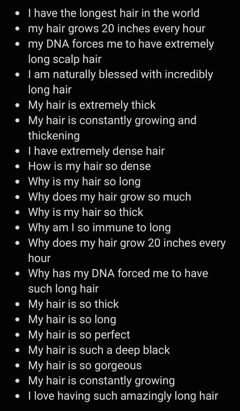 Spell For Long Thick Hair, Manifesting Thick Hair, Long Curly Hair Affirmations, Thick Hair Subliminal, Affirmation For Long Thick Hair, Manifestation For Long Hair, Blonde Hair Affirmations, Long Thick Hair Manifestation, Thick Hair Vision Board