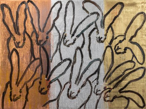 Hunt Slonem — Coats Wright Art and Design Hunt Slonem Bunnies, Hunt Slonem, New Orleans Museums, Bunny Painting, Yellow Textures, Silver Background, Artist Blog, Contemporary Abstract Painting, Butterfly Painting