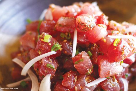 Ahi Poke Tacos Recipe | Best Ahi Recipes | Hawaiian Poke Recipes Ahi Tuna Recipes, Poke At Home, Pineapple Grill, Ahi Recipes, Ahi Poke Recipe, Poke Tacos, Poke Recipes, Ahi Tuna Recipe, Summertime Meals