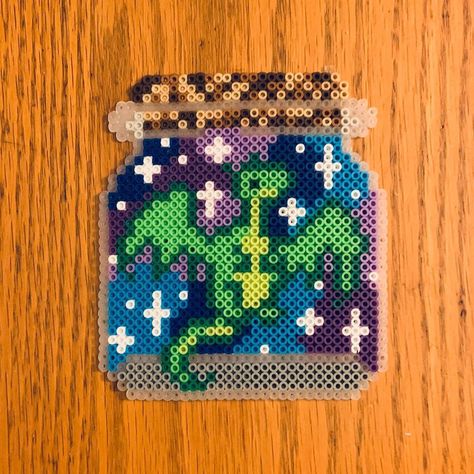 Pagan Perler Bead Patterns, Magic The Gathering Perler Bead Patterns, Crafts With Perler Beads, Nature Perler Beads, Scene Perler Bead Patterns, Dragon Perler Bead Patterns, Perler Bead Dragon, Dragon Perler Beads, Perler Bead Art Ideas