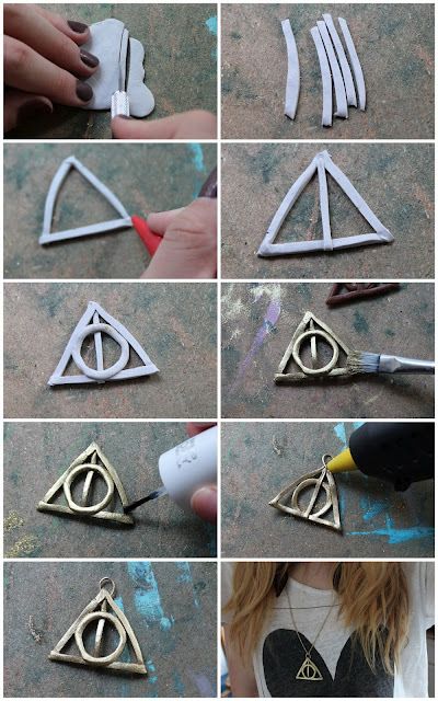 Diy Deathly Hallows, Harry Potter Weihnachten, Fimo Necklace, Cer Nocturn, Harry Potter Christmas Decorations, Stile Harry Potter, Harry Potter Christmas Tree, Harry Potter Bedroom, Potters Clay