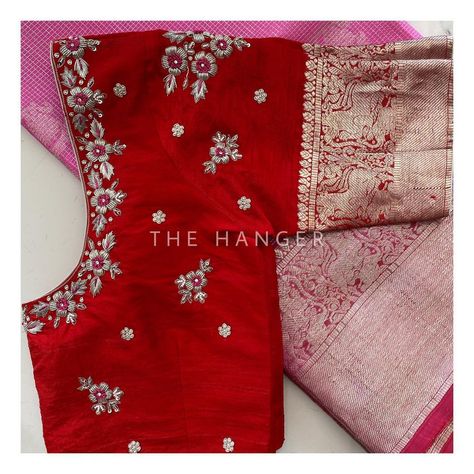 Pink Blouse Work, Magam Work Designs, Pink Blouse Designs, Wedding Edit, Latest Bridal Blouse Designs, Blouse Designs High Neck, Pin Interest, Latest Blouse Designs Pattern, Maggam Work Designs