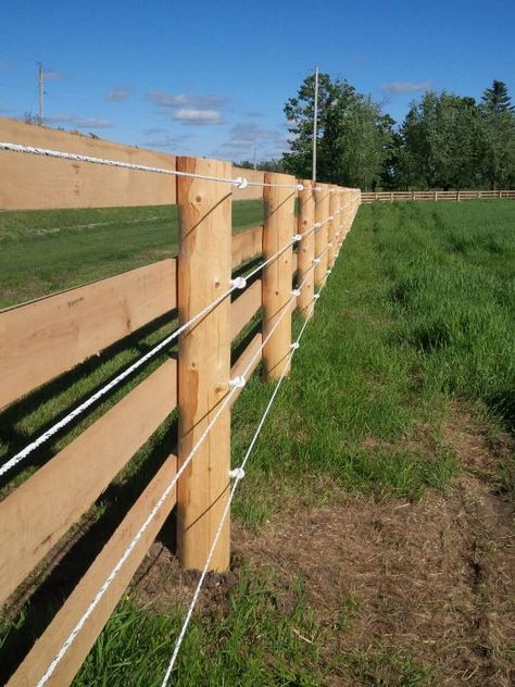 Performance Equestrian Electric Braid Horse Fence Horse Fencing Ideas, Horse Fence Ideas, Horse Fence, Horse Farm Ideas, Horse Barn Ideas Stables, Horse Barn Designs, Horse Shelter, Horse Barn Plans, Horse Facility