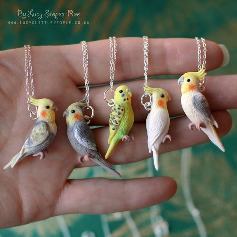 Polymer Clay Kunst, Clay Birds, Polymer Clay Figures, Polymer Clay Animals, Cute Polymer Clay, Polymer Clay Miniatures, Clay Animals, Clay Miniatures, Cute Clay